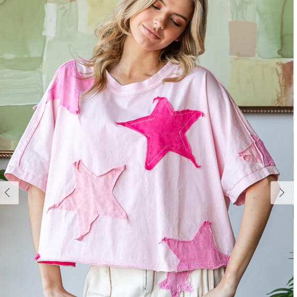 Oli and Hali “ Vancouver “ Oli & Hali Washed Star Patch Tee SR12 - Picture 1 of 6